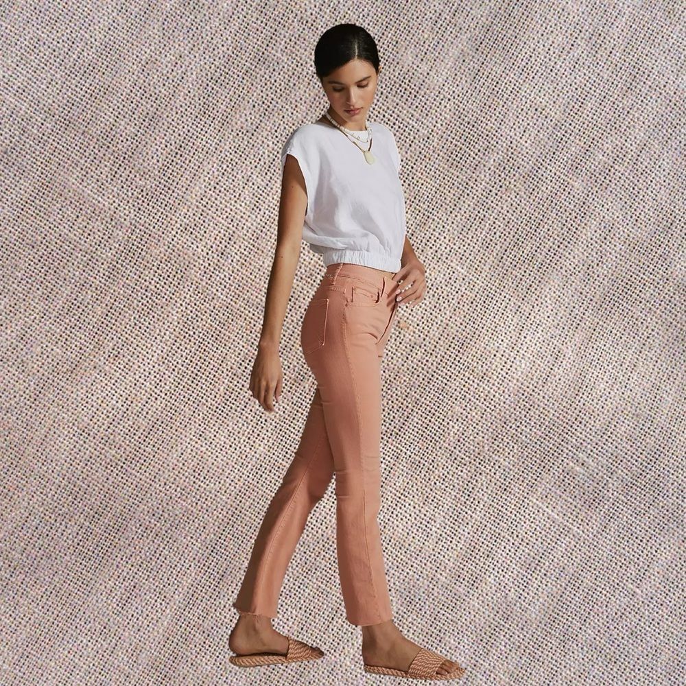 Mother The Insider Ankle Fray in ‘Chalk It Up’ - image 8